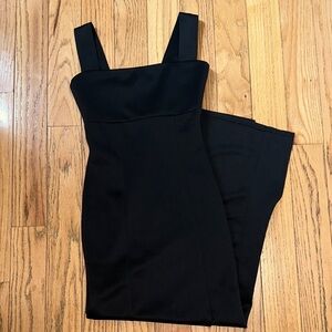 ASOS Black Long Slit dress size 0